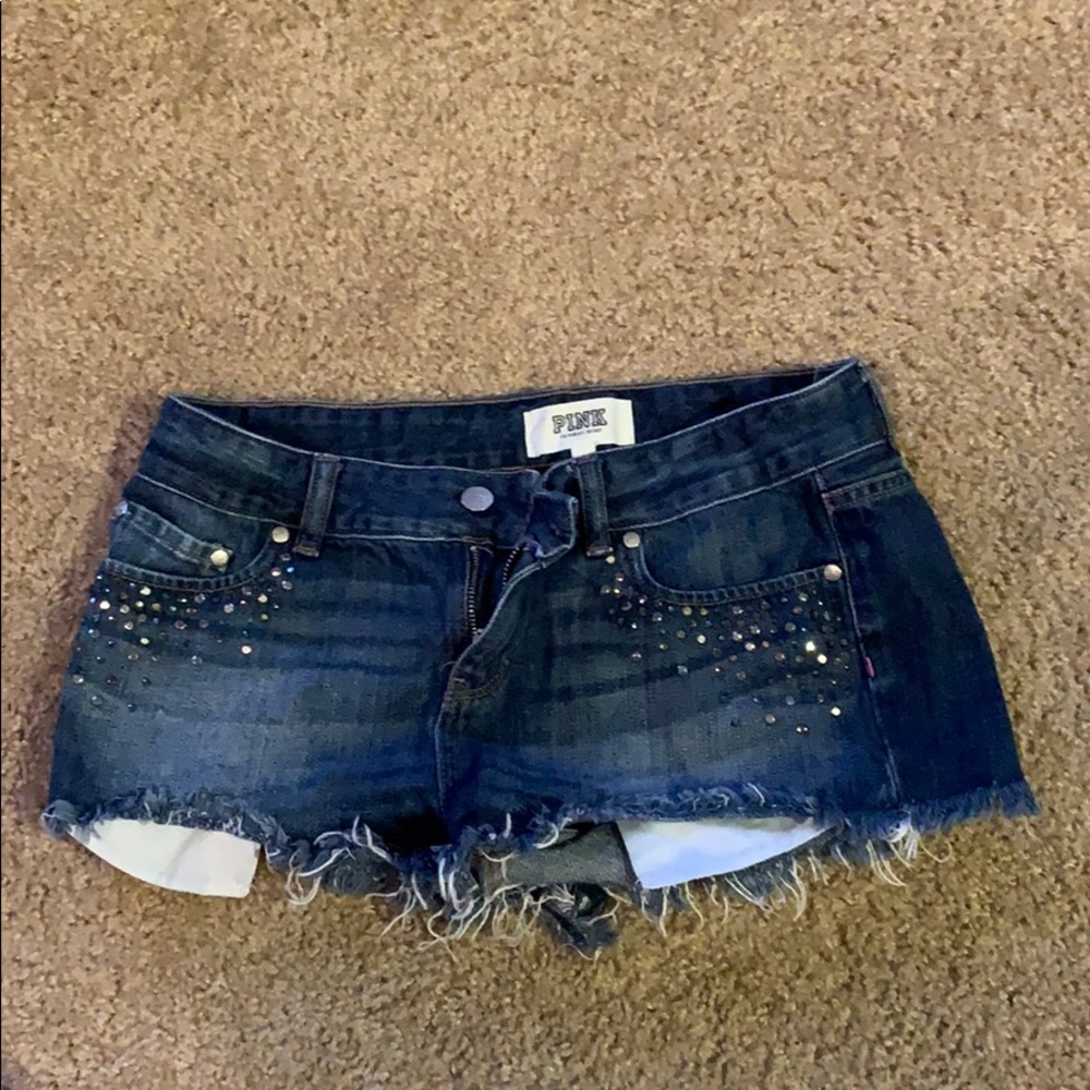 PINK Studded Shorts